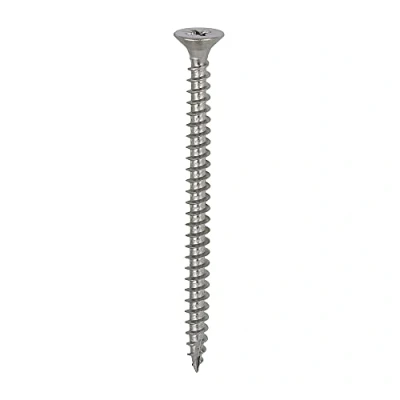 Image of 2x TIMCO Classic Multi Purpose Screws Pz Double Countersunk A4 Stainless Steel 50070CLA4 Pack of 200