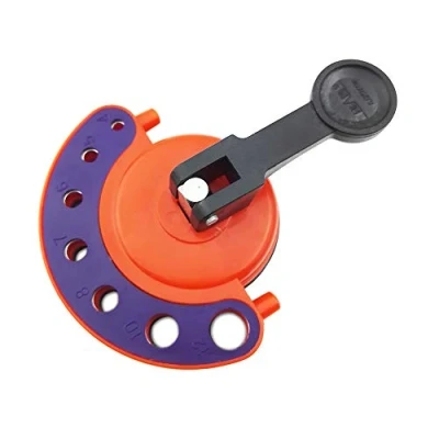 Image of SHDIATOOL Adjustable Plastic Drill Guide with Suction Cup core bits Positioner Hole Saw locater Designed for Drills