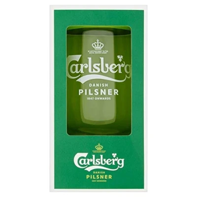 Image of Carlsberg Pilsner Pint Glass Gift Boxed (1 Glass) from GarageBar