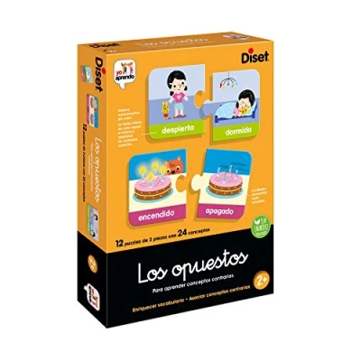 Image of DISET 63866 Los Opuestos Educational Game, Colourful