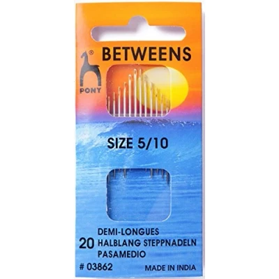 Image of Pony Betweens Sewing Needles Size 5 10