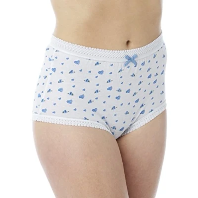 Image of Marlon Women&#039;s Sofia Full Brief, Multicolour (Print (White Ground) Print Ground), 30 (Size: 28/30) (Pack of 3)