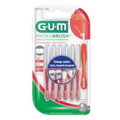 Image of GUM Proxabrush Trav ler 4 Interdental Brushes Model : 1314: 0,8 mm