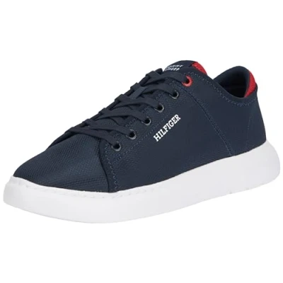 Image of Tommy Hilfiger Lightweight CUP Trainers, Men&#039;s, Size: 10.5, Desert sky Polyester