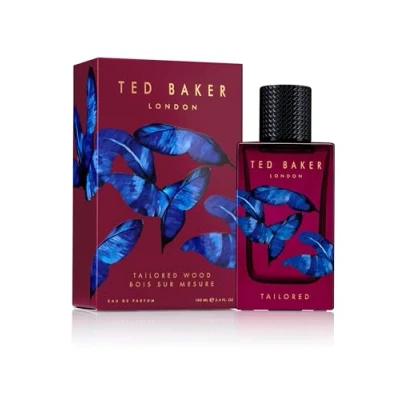 Image of Ted Baker Tailored Wood Eau de Parfum for Men, Sophisticated Men&#039;s Fragrance with Woody, Spicy and Warm Notes, Long Lasting Scent in Elegant Glass Bottle, 100ml