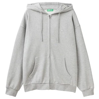 Image of United Colors of Benetton Men&#039;s Jacket C/CAPP M/L 342ZU500P Hoodie, Grey, XXL