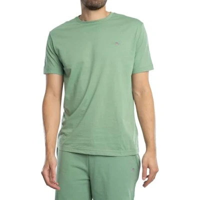 Image of Gant T shirt Shield Logo Green size M