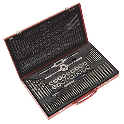 Image of Sealey Tap &amp; Die Set 76pc Split Dies Metric