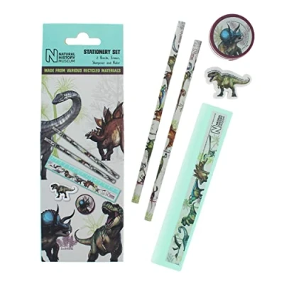Image of Natural History Museum Dinosaur Stationery Set Gifts &amp; Back to School Supplies Supply