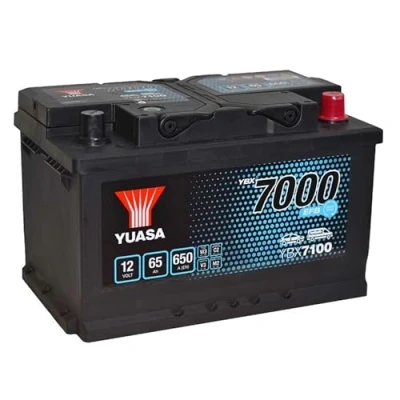 Image of Yuasa YBX7100 12V 65Ah 650A EFB Start Stop Battery