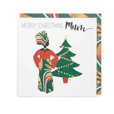 Image of UK Greetings Kindred x Afrotouch Mum Christmas Card