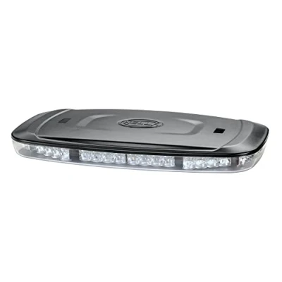 Image of HELLA 2RL 014 565 001 LED Warning Light Mini Lightbar 12/24V Yellow Screw Connection Cable: 500mm mounting