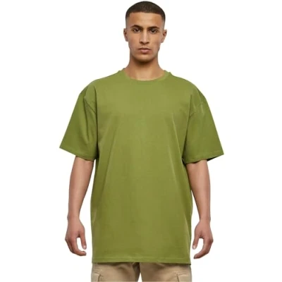 Image of Urban Classics Heavy Oversized TEE Basic Tshirt, Men&#039;s, Size: Small, Newolive
