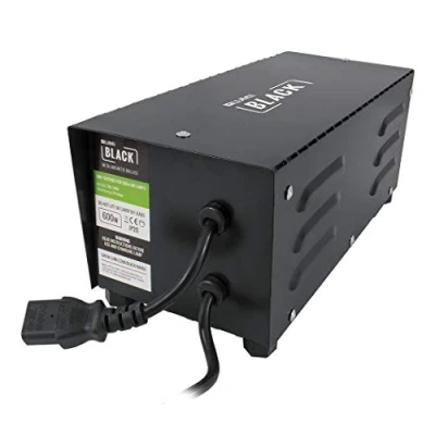 Image of LUMii BLACK Metal 600w Running Ballast Grow Light Hydroponics HPS MH