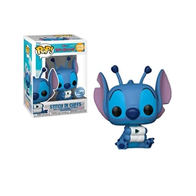 Image of Funko Lilo &amp; Stitch Pop! Disney Vinyl in Cuffs Figure 9cm
