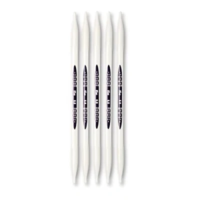 Image of Prym Double Point Ergonomic KnittingPins/Needles (Set of 5) 8mm x 20cm Length, High performance Synthetic Material, Multi Colour, 22 4 1 cm