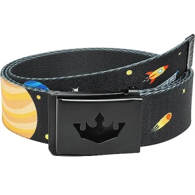 Image of Meister Player Golf Webbing Belt Adjustable &amp; Reversible Outer Space