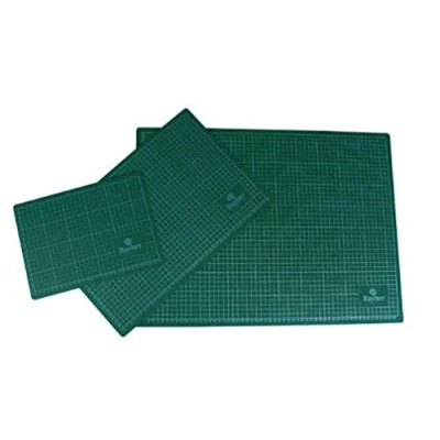 Image of Rayher Cutting Mat for Crafting and Sewing, with Grid, 3 Layer, 45x30cm, green, 8923500