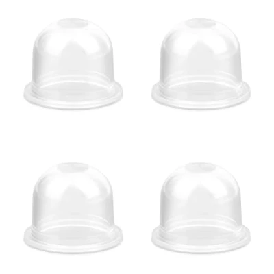 Image of LICQIC 4 Pcs Primer Bulb Carburetor, Universal Petrol Fuel Bulb, Carburetor Oil Cup Cover for Mower, Blower, Strimmer, Cutter, Hedge Trimmer, Chainsaw (19 mm)