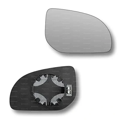 Image of Less4spares Replacement Wing Mirror Glass Right Compatible with Hyundai i20 2008 2012 CLIP ON Driver Off side Heated Convex