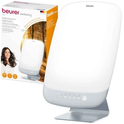 Image of Beurer TL95UK SAD lamp Helps Combat Seasonal affective Disorder Daylight Therapy with 14,000 lux at Approx. 20 cm Distance LED Light 6 dimmer Levels Certified Medical Device