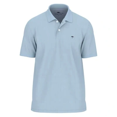 Image of Fynch Hatton Kurzarm Polo shirt, Men&#039;s, Size: Medium, Hellblau