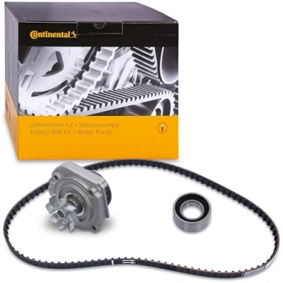Image of CT973K1, CT973WP1 Water Pump + Timing Belt Kit CONTITECH 104 15mm FIAT: Punto I Hatchback, Panda Cinquecento