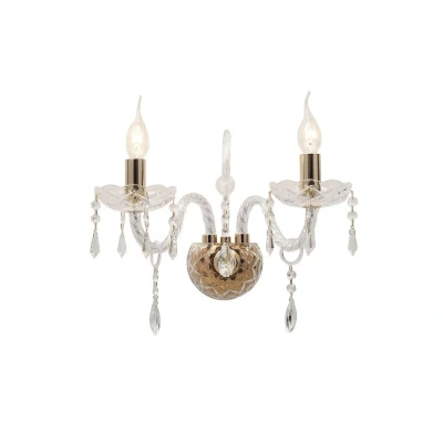 Image of MONALISA Wall Light Gold, Crystal 40x34x18cm