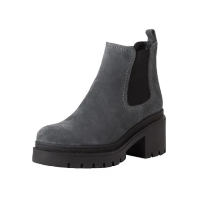 Image of Tamaris Women&#039;s Damen 1 25459 41 Chelsea Boot, Grey Suede, 5 UK