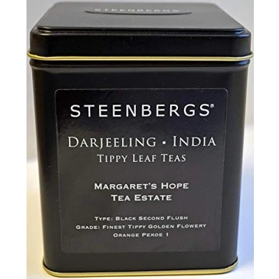 Image of Steenbergs Tippy Darjeeling Caddy Tea Margaret&#039;s Hope 125g Loose Leaf