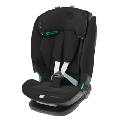 Image of Maxi Cosi Titan Pro² i Size, Multi Age ISOFIX Child Car Seat, 15 Months 12 Years, G Cell Side Impact Protection, Easy in Harness, ClimaFlow, 4 Recline Positions, Authentic Black