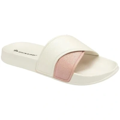 Image of DUNLOP Women FLIP Flops Sandals Ladies Toe Post Open Beach Summer Shoes Comfy Slipper Sliders (UK 7/EU 40, White)