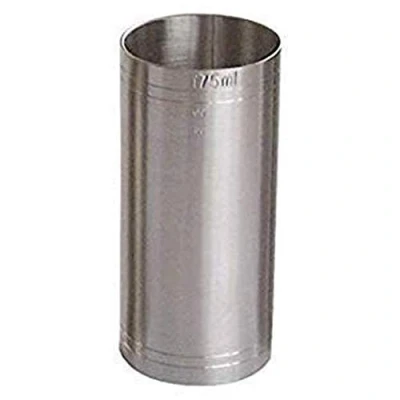 Image of Beaumont 175ml Stainless Steel Pub Wine Thimble Jigger Shot Measure, Silver, 1 Count (Pack of 1)