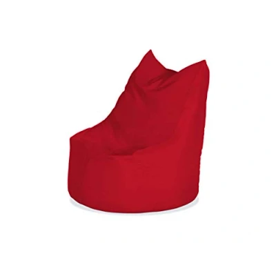 Image of Kicky Bean Bag (Water Resistant) with Beans Filling Red