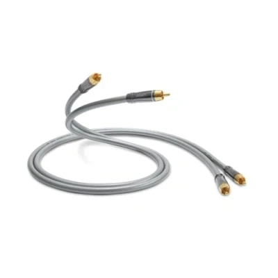 Image of QED Performance Audio 40i Stereo 2 Phono TO Jack Cable with Solid Complementary Conductor™ Technology and Anamate™ RCA plugs (1m)
