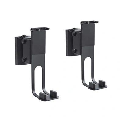 Image of PureMounts PM SOM 100 Speaker Wall Mount Compatible with Sonos® One, One SL, Play:1, Maximum Load 3 kg, Black