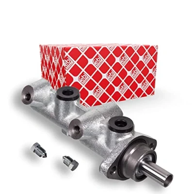 Image of 0044302601, A0044302601 Master Cylinder FEBI BILSTEIN 12270 Grey Cast Iron MERCEDES BENZ: SL Convertible, W123 Saloon, S Class Saloon