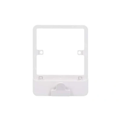 Image of Schneider Electric Lisse White Moulded Single Socket Surround, with Clip, Spacer, GGBLC1GS,