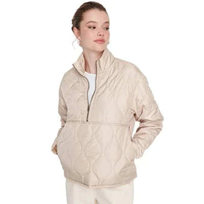 Image of Trendyol Winter Jacket Beige Puffer