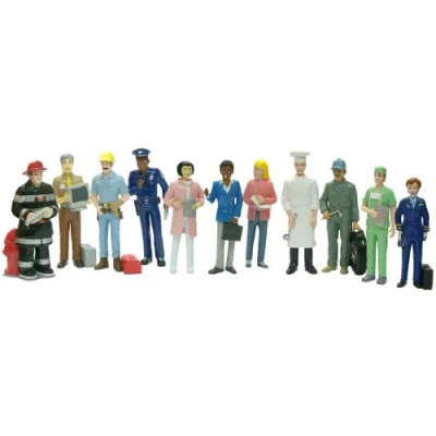 Image of Miniland Miniland27388 Jobs 11 Figures, Multi Color