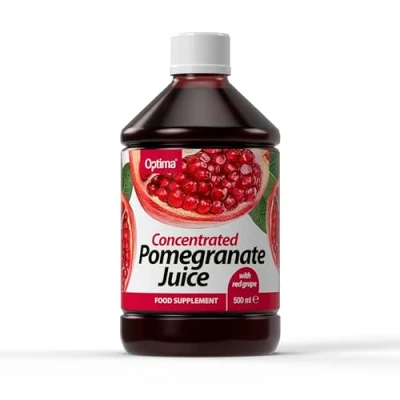 Image of Optima Pomegranate Juice Concentrate, Natural, Vegan, Food Supplement, 500ml