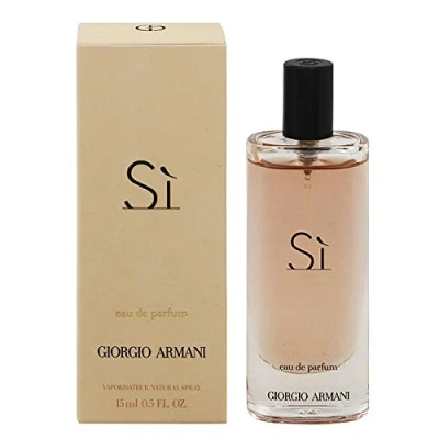 Image of Giorgio Armani Si Eau De Perfume Spray Handbag Bottle, Fresh, 15 ml (Pack of 1)