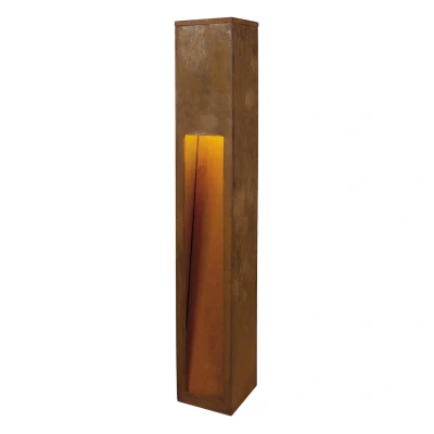 Image of SLV Rusty Slot 80 LED path light, height cm