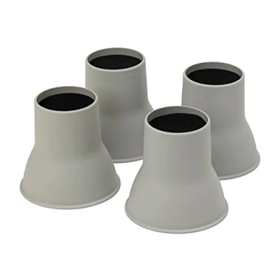 Image of HOMECRAFT Elephants Feet Furniture Raisers, 14 cm, Pack of 4 (Eligible for VAT relief in the UK), Increases Height, Non Slip, Fits Wider Legs, Reduces Strain