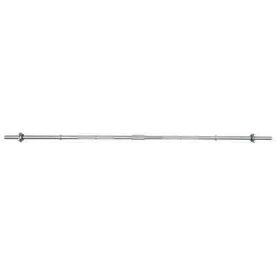 Image of VIAVITO 5ft Standard Chrome Barbell Bar with Spinlock Collars