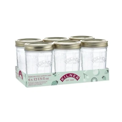 Image of Kilner Wide Mouth Jar 0.35Ltr (Box 6) Exclusive Set