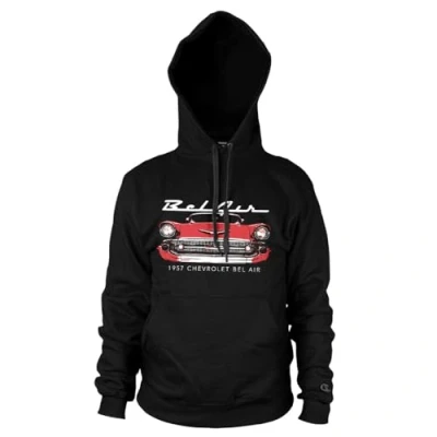 Image of Chevrolet Officially Licensed 1957 Bel Air Hoodie (Black), Medium