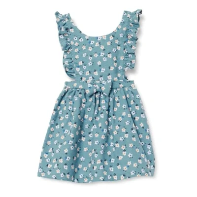 Image of Mini Floral Printed Dress Cotton Dress,
