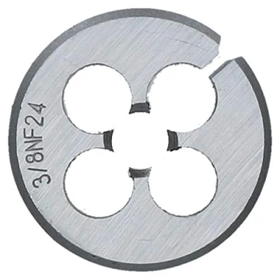 Image of UNF Die Threading Tool 3/8&quot; x 24 NF Split (38mm) Thread Cutter Tungsten Steel