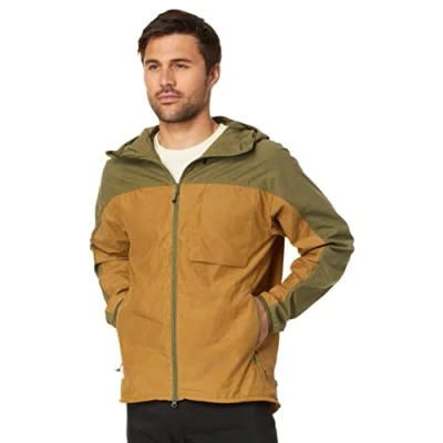 Image of Fjallraven 82606 232 620 High Coast Wind Jacket M Men&#039;s Buckwheat Brown Green Size XL